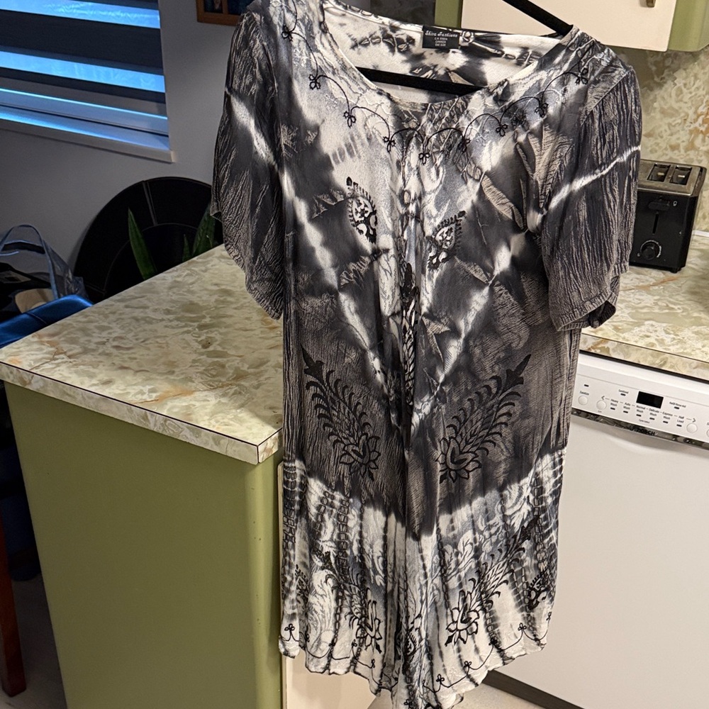Black and Gray Women's Dress